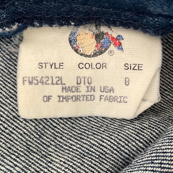 Vintage Denim Midi Skirt pencil straight seamed Y2K 90’s western festival Small - Picture 4 of 15